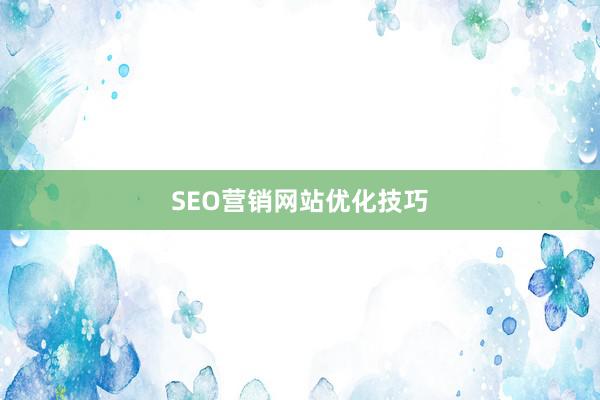 SEO营销网站优化技巧